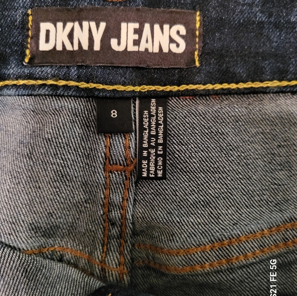 NWOT Donna Karen New York denim mini skirt - Picture 7 of 10